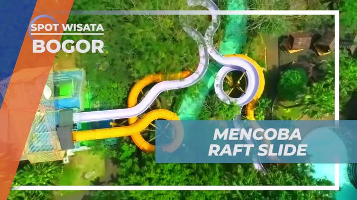 Mencoba Raft Slide, Wahana Menantang di Bogor