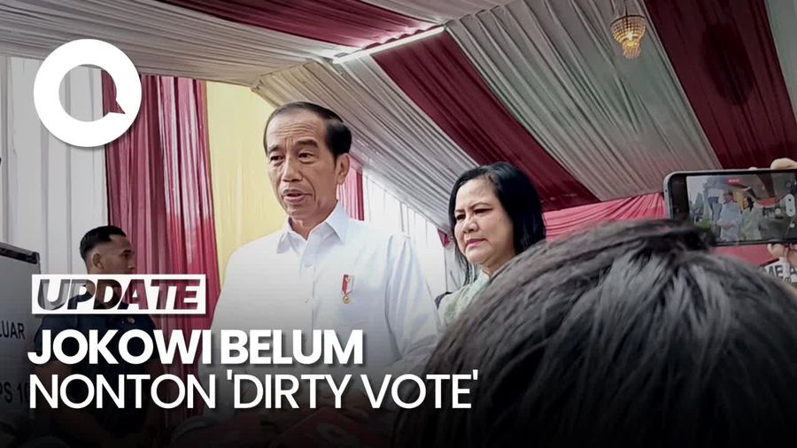 Presiden Jokowi Ngaku Belum Menonton Film Dirty Vote