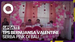 TPS Bernuansa Valentine di Bali, Serba Pink dan Petugasnya Perempuan