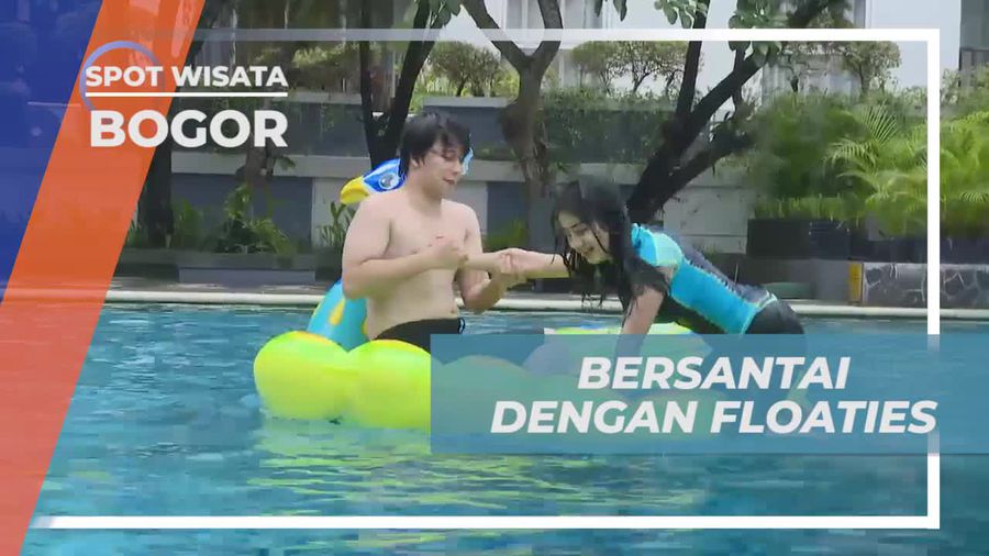 Bersantai Dengan Floaties Menikmati Keindahan Alam Bogor