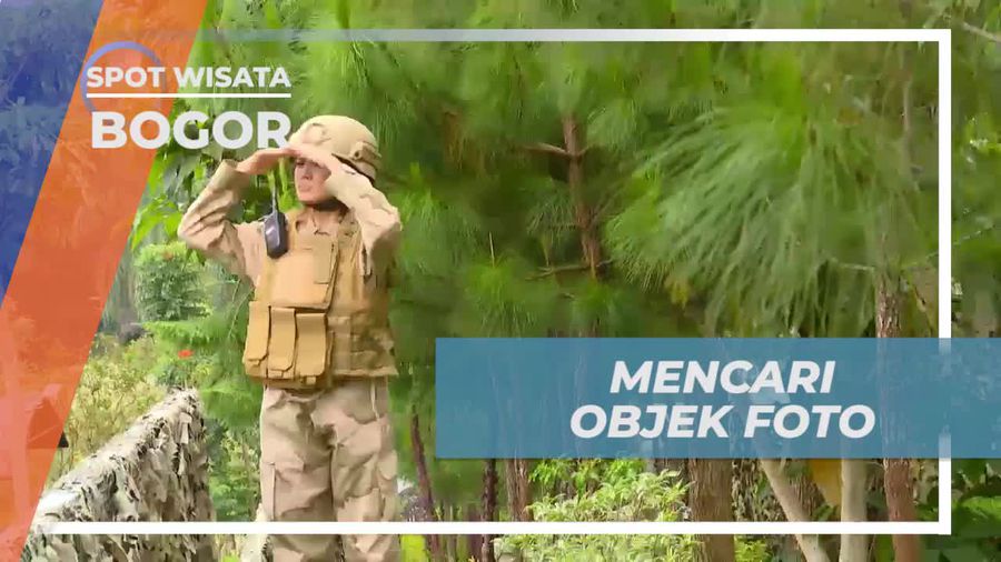 Tantangan Seru Mencari Objek Foto di Basecamp Military Lifestyle, Bogor