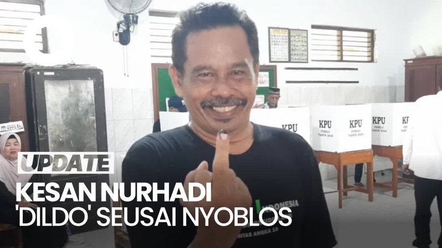 Capres Guyonan Nurhadi Dildo Nyoblos di TPS Kudus: Cus-cus Langsung Jadi