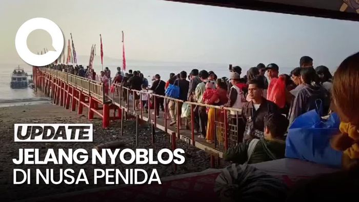 Penyeberangan ke Nusa Penida Membludak di Hari-H Pencoblosan Pemilu 2024