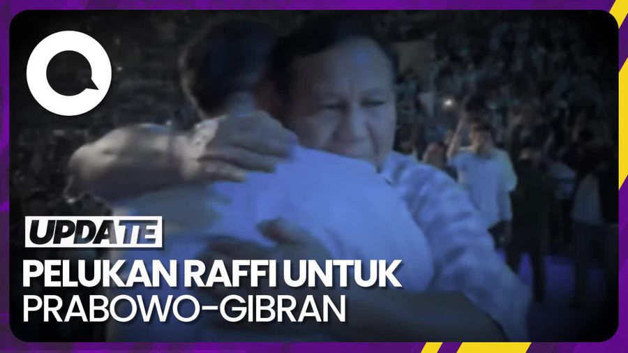 Pelukan Raffi Ahmad untuk Prabowo-Gibran yang Unggul di Quick Count