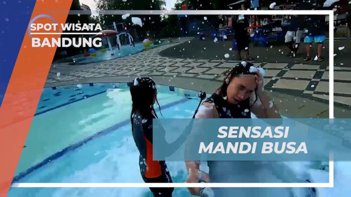 Merasakan Sensasi Mandi Busa di Waterpark Bandung 