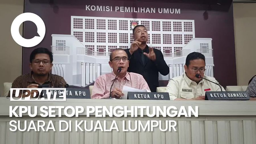 Temukan Dugaan Pelanggaran, KPU Setop Hitung Suara Pos-KSK Kuala Lumpur