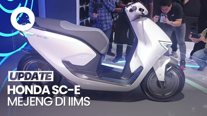 Keren! Wujud Honda SC-e Mejeng di IIMS 2024