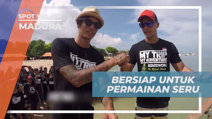 Bersiap Menaklukkan Rintangan Dengan Sepeda, Pantai Sembilan Madura