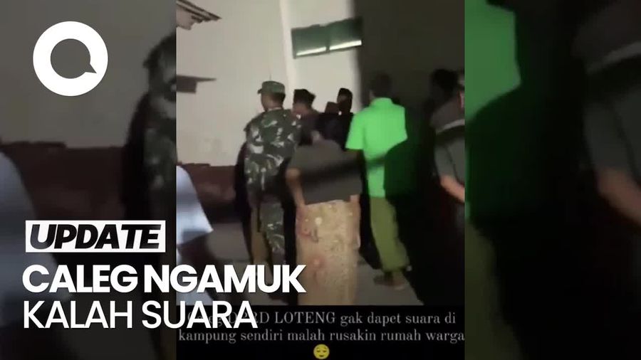 Caleg di Lombok Pecahkan Kaca Rumah Tetangga Gegara Kalah Suara