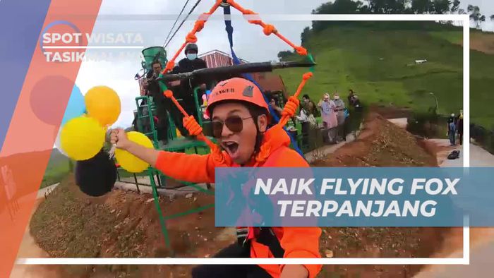 Memacu Adrenalin Dengan Flying Fox Sepanjang 700 Meter di Tasikmalaya