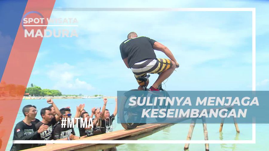 Tantangan Menjaga Keseimbangan Dalam Rintangan Sepeda Pulau Sembilan Madura