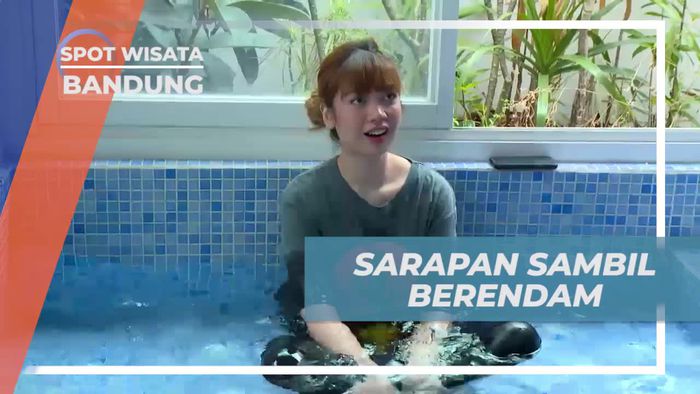 Menikmati Kelezatan Menu Sarapan di Kolam Jacuzzi Penginapan Bandung