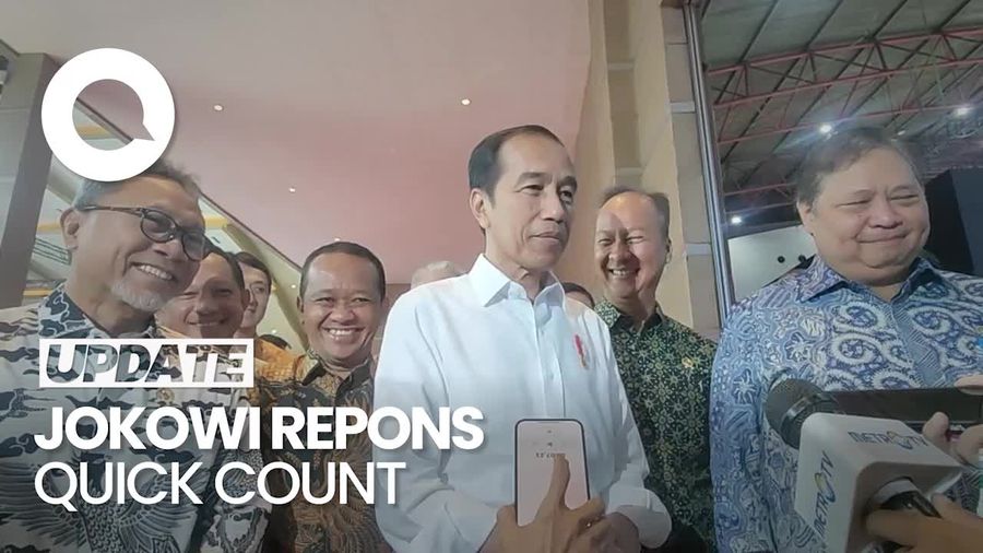 Jokowi soal Prabowo-Gibran Unggul di Quick Count: Ojo Kesusu, Sabar