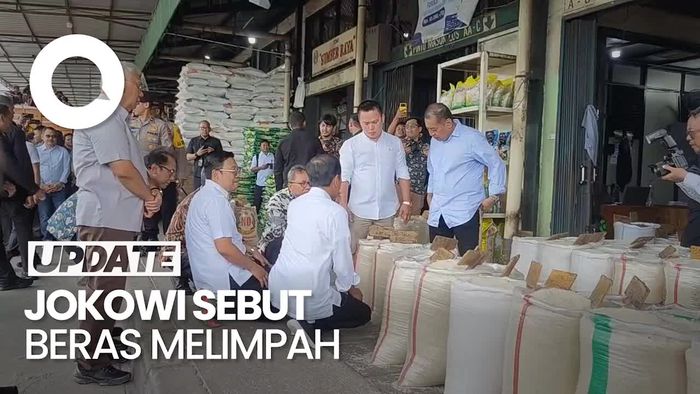 Jokowi Tinjau Pasar Induk Beras Cipinang: Saya Melihat Melimpah
