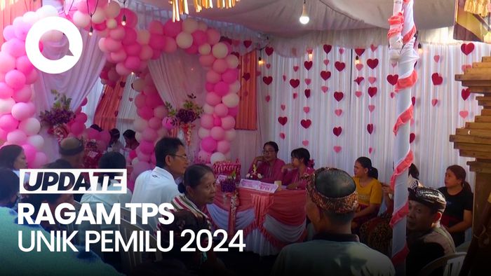 Melihat Ragam TPS Unik di Indonesia Saat Pemilu 2024