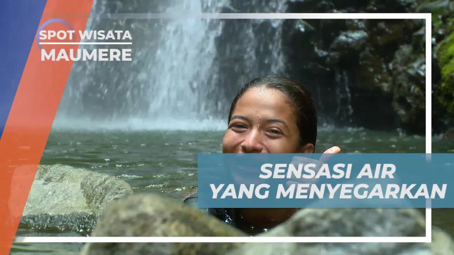 Bermain Menikmati Kesegaran Air Terjun Murusobe Maumere