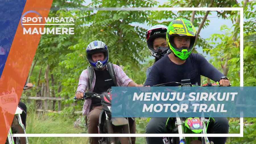 Perjalanan Menuju Sirkuit Motor Trail di Desa Wairbleber Maumere