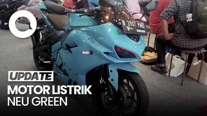 Motor Listrik yang Dipakai Gibran saat Kampanye Melantai di IIMS 2024