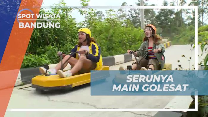 Keseruan Main Golesat Ditemani Alam Asri Bandung