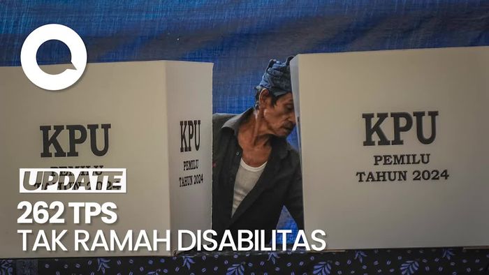 Pemantau Pemilu Ungkap 262 TPS di Indonesia Tak Ramah Disabilitas