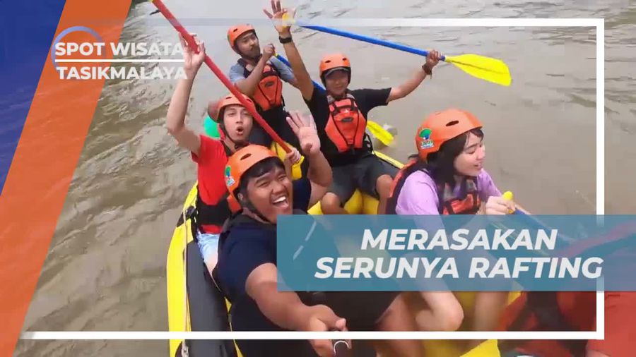 Rafting Menyusuri Arus Sungai Ciwulan Tasikmalaya 