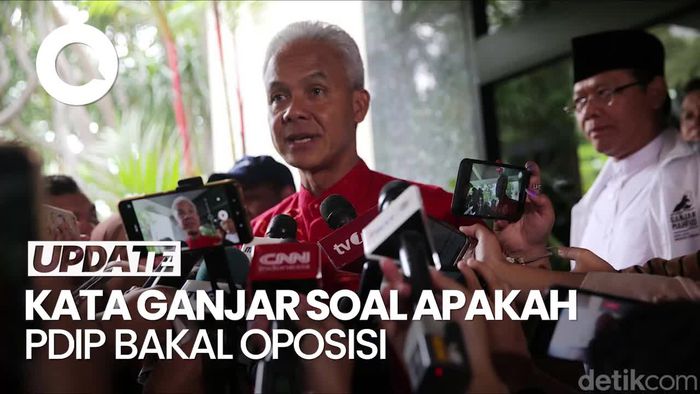 Respons Ganjar saat Ditanya Apakah PDIP Akan Jadi Oposisi