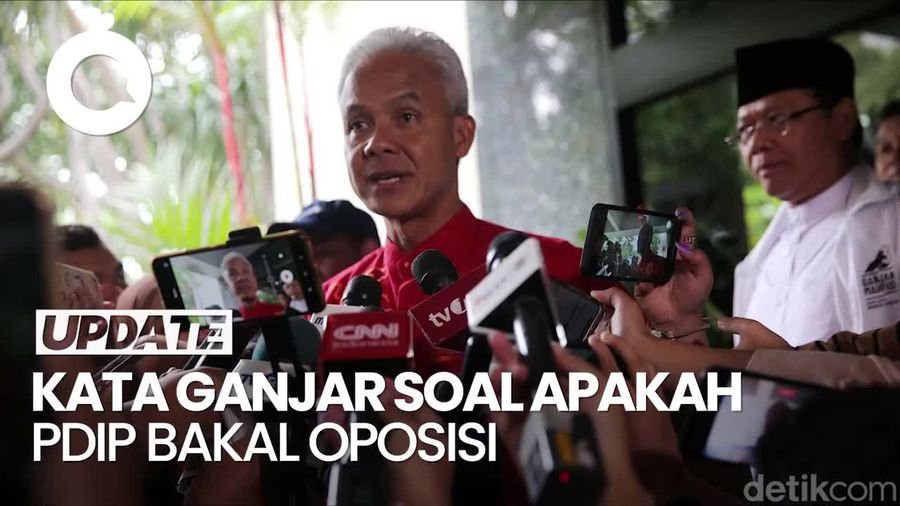 Respons Ganjar saat Ditanya Apakah PDIP Akan Jadi Oposisi