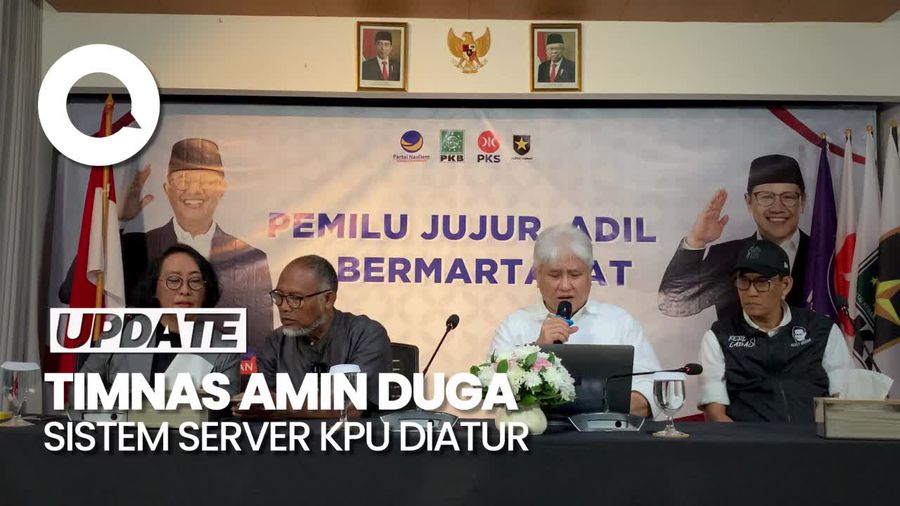 Timnas AMIN Duga Sistem Server KPU Diatur Memenangkan Paslon Tertentu