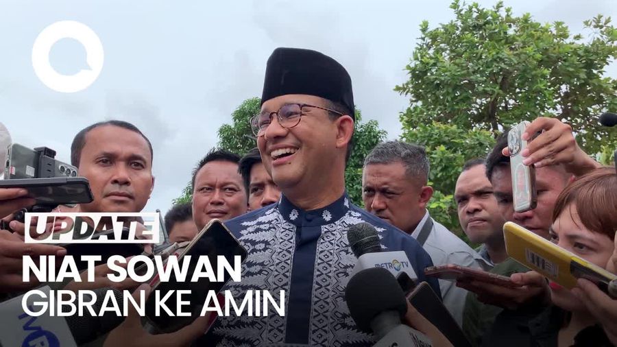 Gibran Ingin Sowan ke AMIN, Anies: Nanti Kalau Sudah Beres Semua