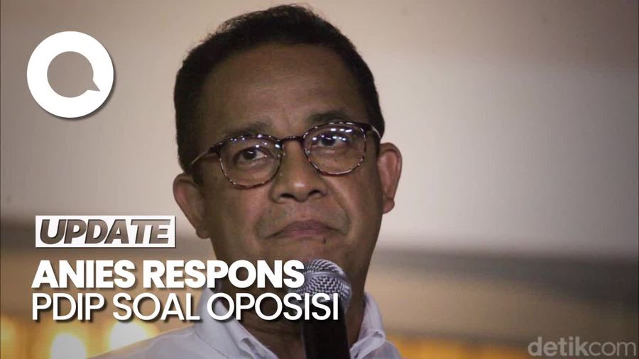 Hasto Bicara Peluang PDIP Jadi Oposisi, Anies: Harus Dihormati