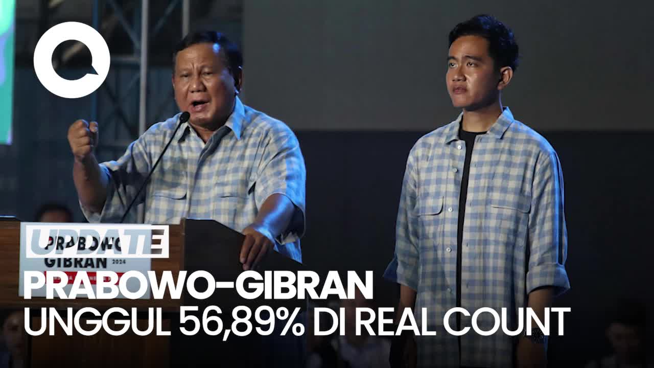 Real Count KPU 48%, Prabowo-Gibran Masih Memimpin