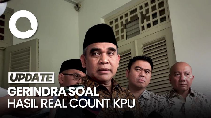 Gerindra Posisi Ketiga Real Count KPU, Muzani: Penghitungan Belum Selesai