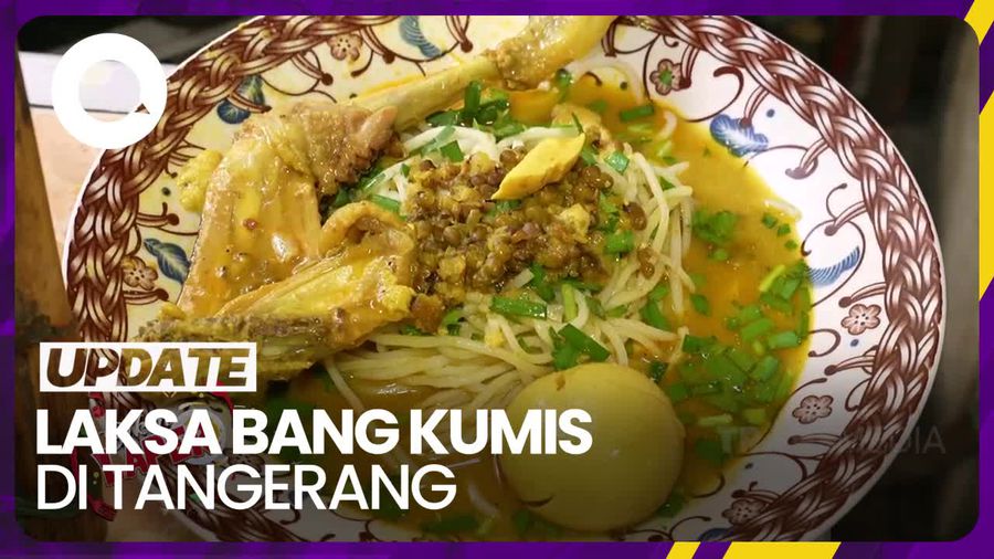 Bikin Laper: Atin Laksa Bang Kumis Bewok Kuah Santan dan Kacang Hijau