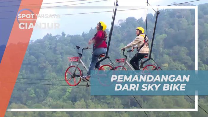 Menikmati Keindahan Alam Cianjur Dari Sky Bike