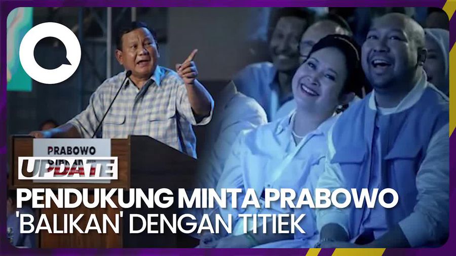 Senyum Titiek Soeharto saat Diteriaki Balikan oleh Pendukung Prabowo