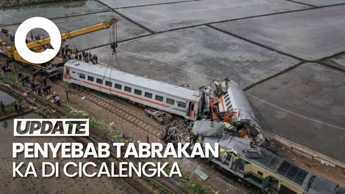 KNKT Ungkap Penyebab Kecelakaan KA Bandung Raya VS KA Turangga