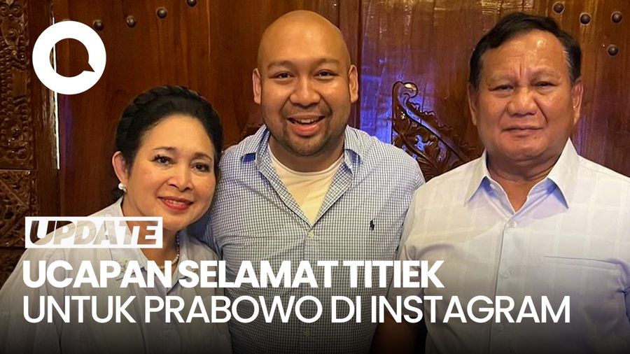 Titiek Soeharto Unggah Foto Semringah Bersama Prabowo Subianto
