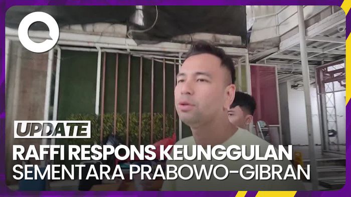 Prabowo-Gibran Unggul Sementara di Real Count, Raffi Ahmad: Tunggu Hasil KPU