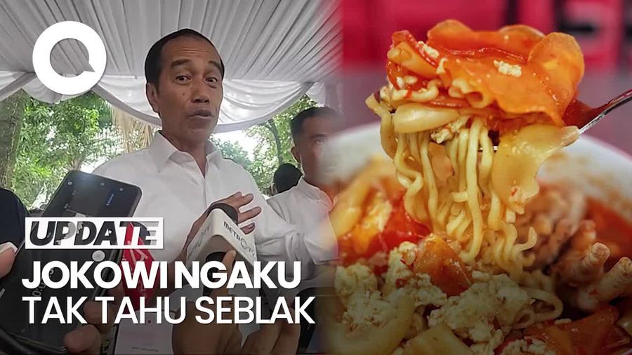 Kala Jokowi Tanya ke Warga Bekasi: Seblak Itu Apa Ya?