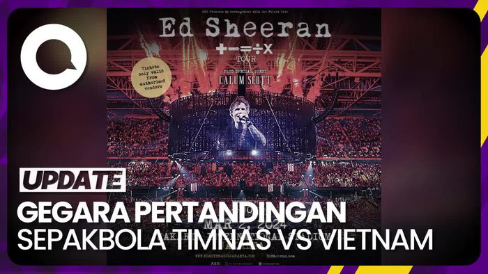 Ed Sheeran Batal Konser di GBK, Pindah Ke JIS