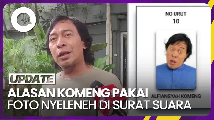 Komeng Buka-bukaan Alasan Pakai Foto Nyeleneh di Surat Suara DPD Jabar