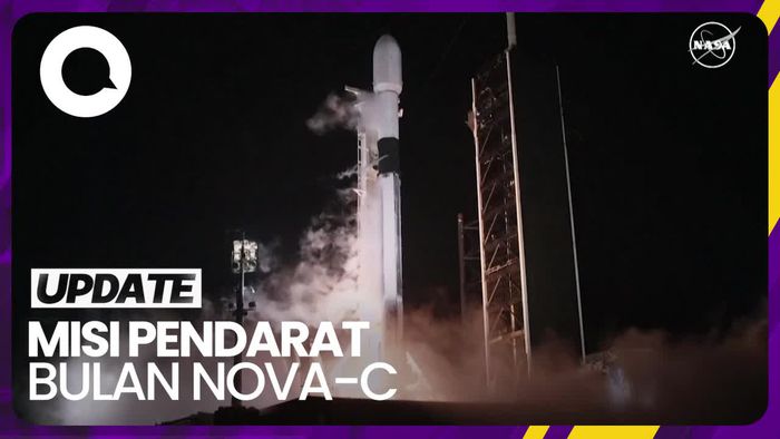 Roket SpaceX Luncurkan Misi Pendaratan ke Bulan 