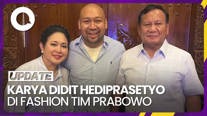 Di Balik Fashion Tim Prabowo, Ada Karya Didit Hediprasetyo