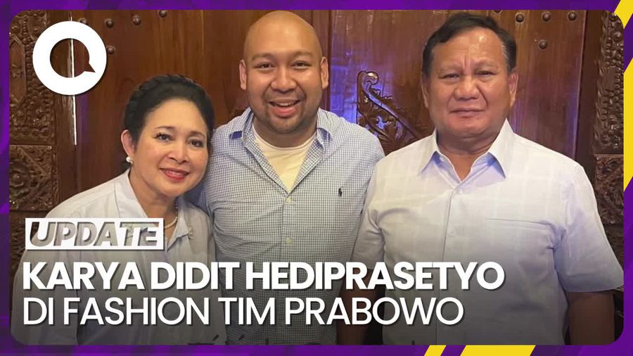 Di Balik Fashion Tim Prabowo, Ada Karya Didit Hediprasetyo