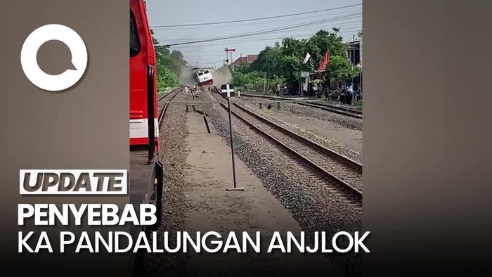 KA Pandalungan Anjlok gegara Lockbox Wesel Stasiun Tanggulangin Patah