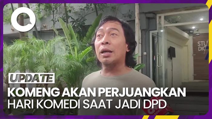 Komeng Beberkan Alasan Nyalon Jadi Anggota DPD: Ingin Ada Hari Komedi