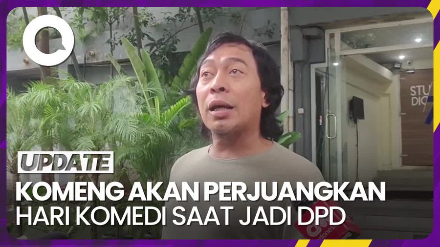 Komeng Beberkan Alasan Nyalon Jadi Anggota DPD: Ingin Ada Hari Komedi
