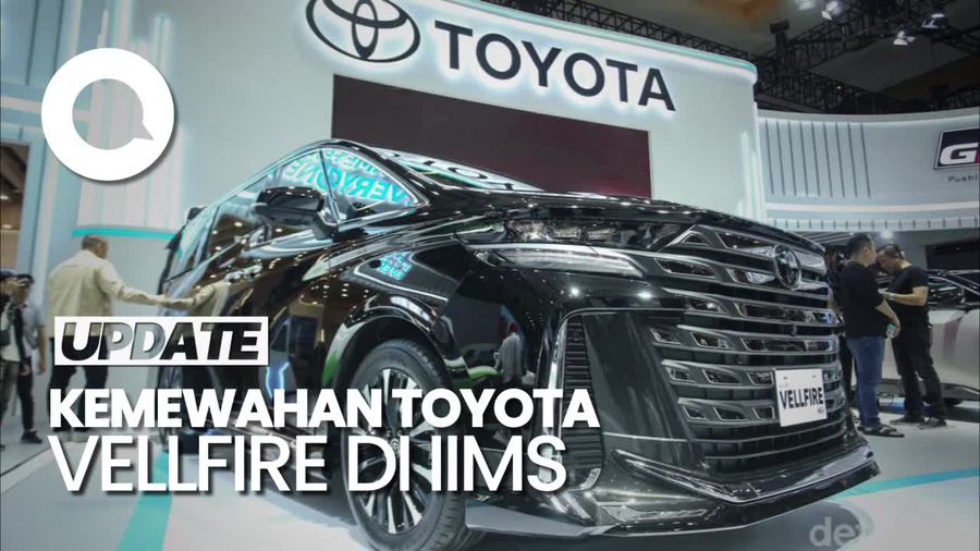 Intip Mewahnya Toyota Vellfire Hybrid di IIMS, Dibanderol Rp 1,8 M