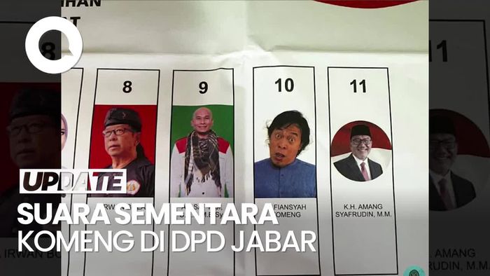 Real Count DPD Jabar Data 39%: Komeng Melesat Jauh!