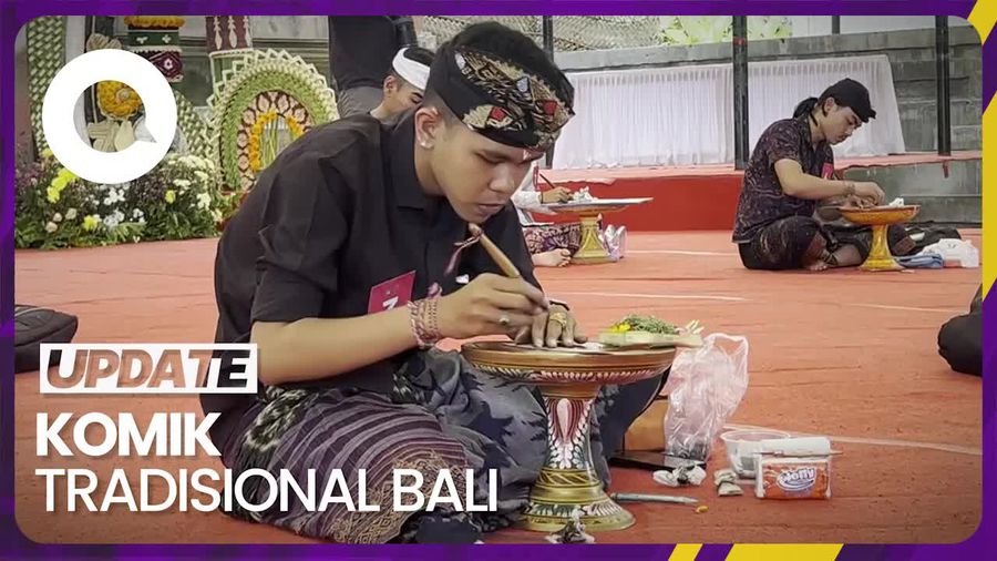  Kala Anak Muda Bali Adu Kreativitas di Lomba Ngripta Prasi